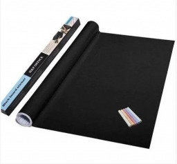 Самоклеящаяся пленка для рисования мелом (с набором разноцветных мелков)